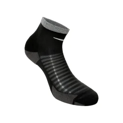 Online Spark Cushioned Ankle Running Socks - Black, Grey Running Clothing