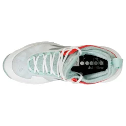 Flash Sale Speed Blushield Fly 4 + All Court Shoe Women - White, Mint Clay Court Shoes