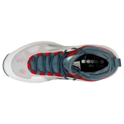 Clearance Speed Blushield Fly 4 + Clay Court Shoe Men - White, Petrol Clay Court Shoes