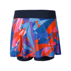 Discount Spike Printed Wavy Skirt Women - Dark Blue, Blue Skirts