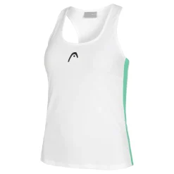 Fashion Spirit Tank Top Women - White, Green Tops