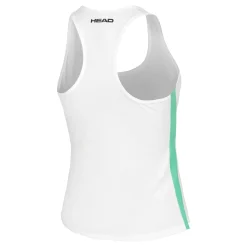 Fashion Spirit Tank Top Women - White, Green Tops