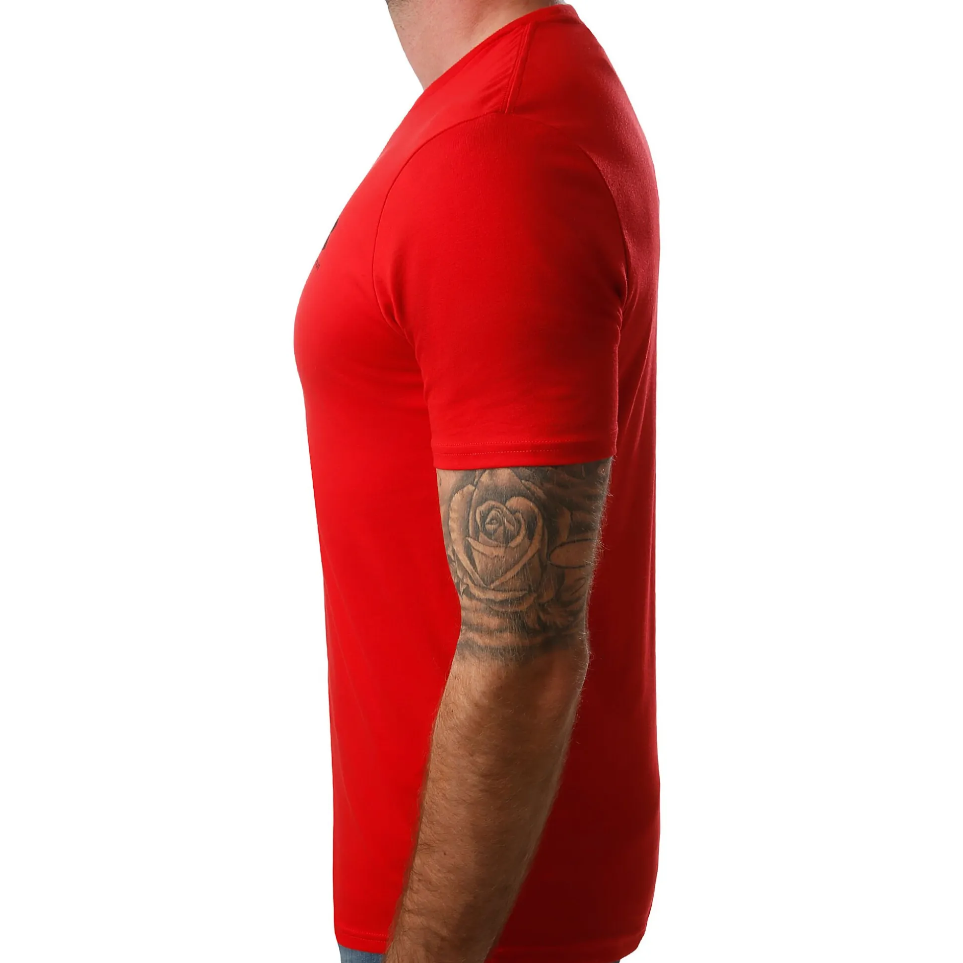 Clearance Sportstyle Left Chest T-Shirt Men - Red, Black Shirts