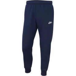 Shop Sportswear Club Fleece Training Pants Men - Blue, White Pants