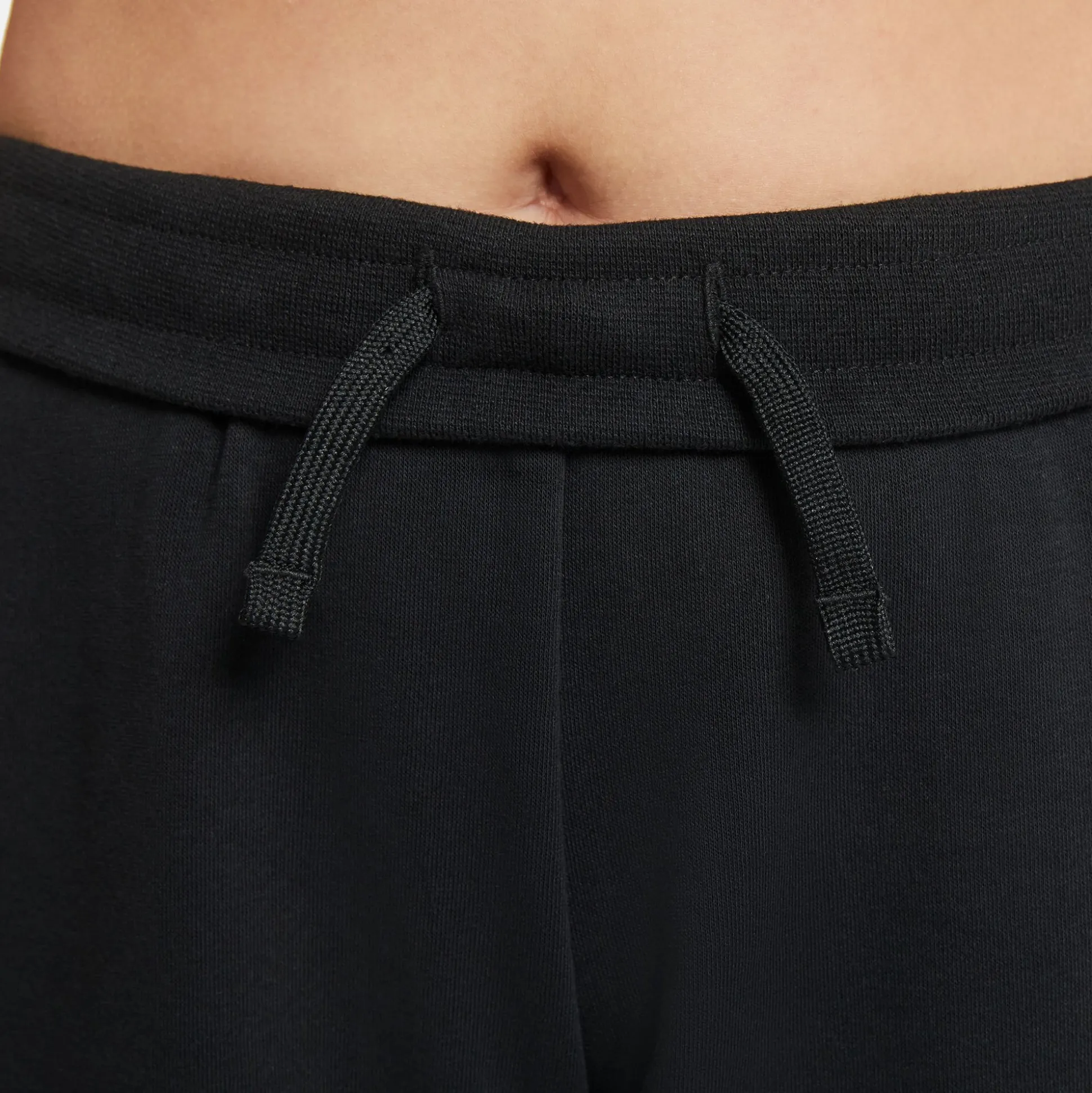Sale Sportswear Club Fleece Training Pants Girls - Black, White Pants
