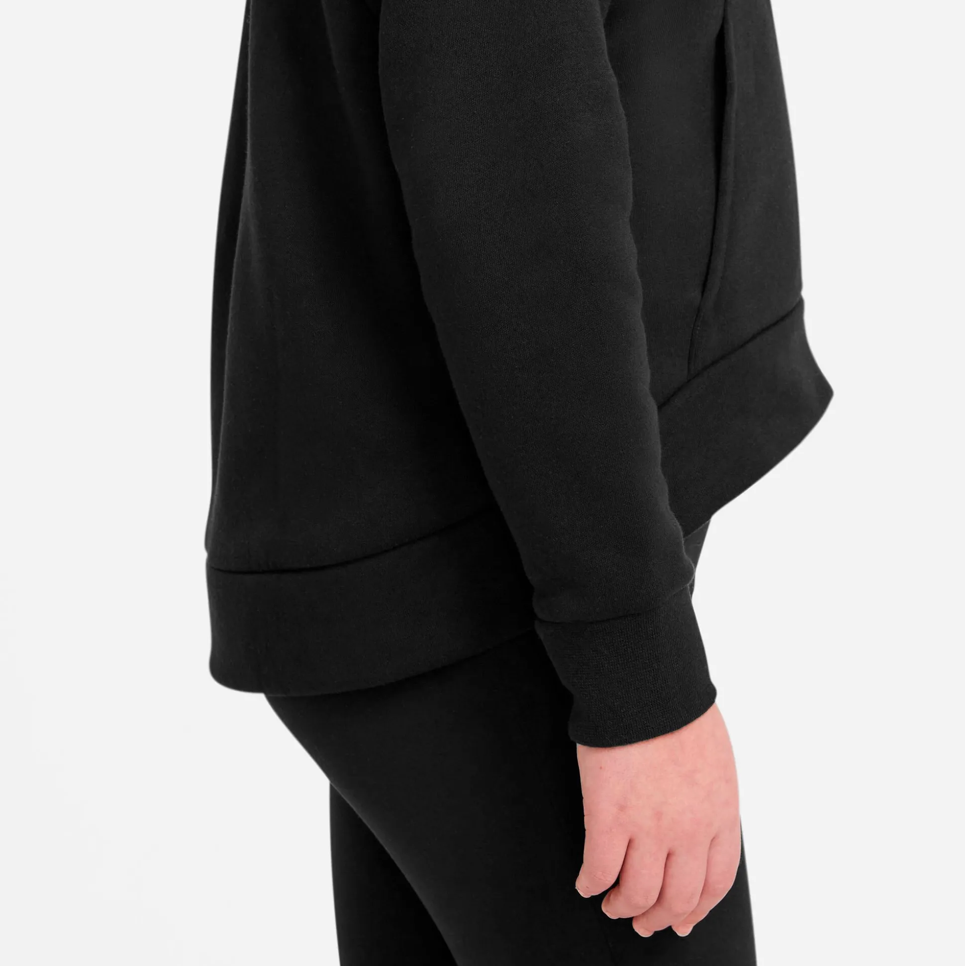 Clearance Sportswear Club Fleece Zip Hoodie Girls - Black, White Jackets