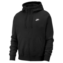 Cheap Sportswear Club Zip Hoodie Men - Black, White Jackets