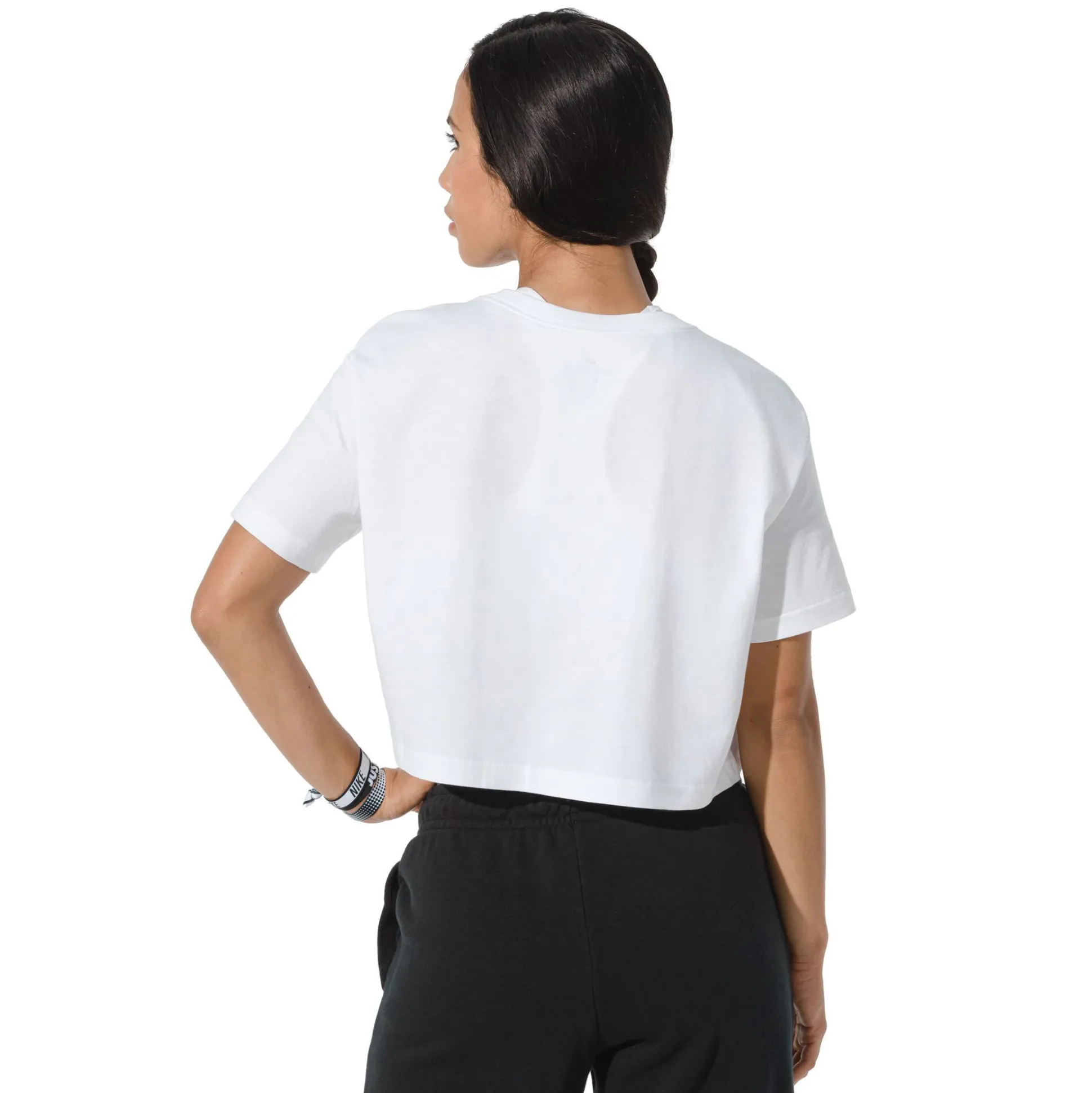 Best Sale Sportswear Essential Crop T-Shirt Women - White, Black Shirts