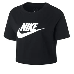 Cheap Sportswear Essential Crop T-Shirt Women - Black, White Shirts