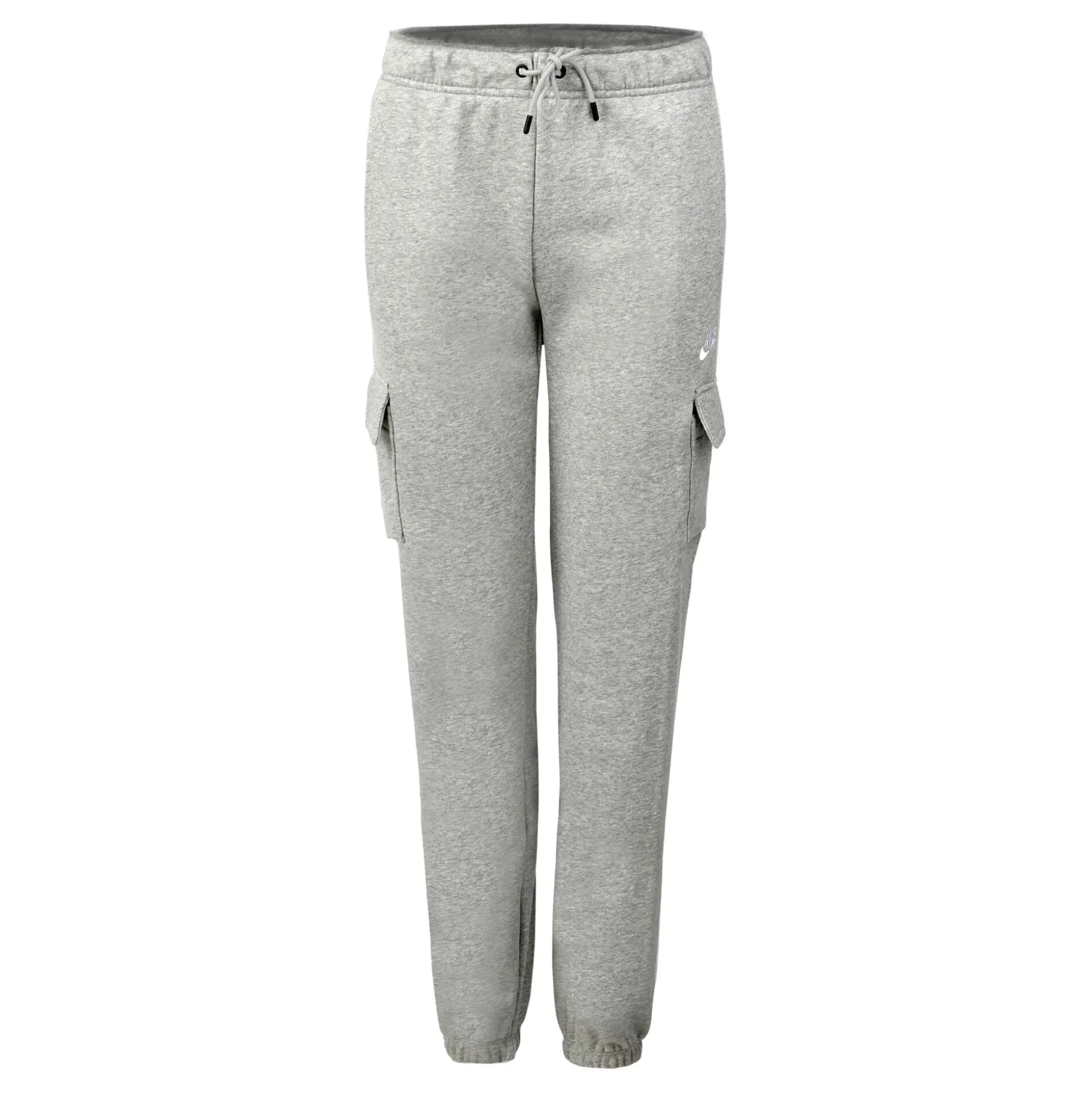 Clearance Sportswear Essential Fleece Medium-Rise Cargo Training Pants Women - Grey, White Pants