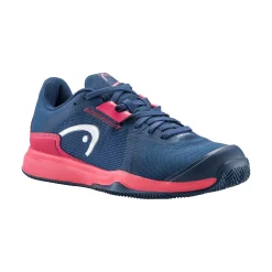 Shop Sprint Team 3.5 Clay Court Shoe Women - Dark Blue, Coral Clay Court Shoes