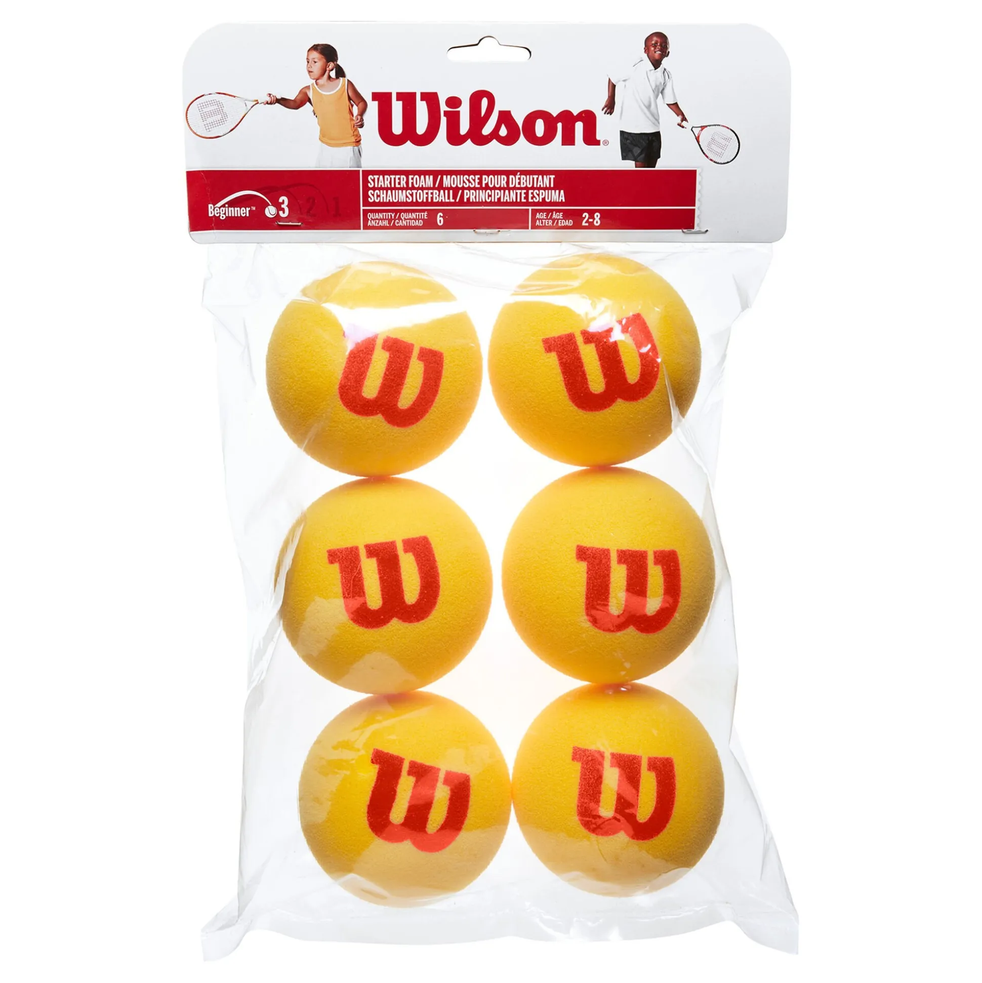 Cheap Starter Foam Balls (Stage 3) 6 Pack Itf-Approved|Play & Stay