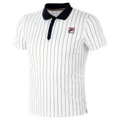 Sale Stripes Björn Polo Men - White, Dark Blue Shirts