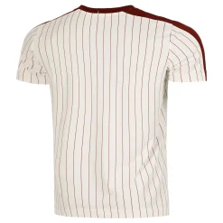 Flash Sale Stripes Jascha 2 T-Shirt Men - White, Dark Red Shirts