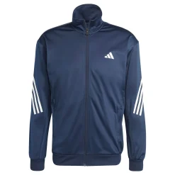 Flash Sale 3-Stripes Knit Training Jacket Men - Dark Blue, White Jackets