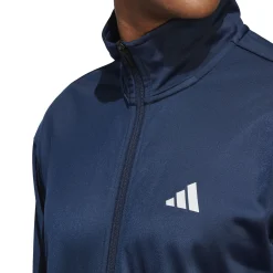 Flash Sale 3-Stripes Knit Training Jacket Men - Dark Blue, White Jackets