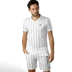 Clearance Stripes Polo Special Edition Men - White, Black Shirts