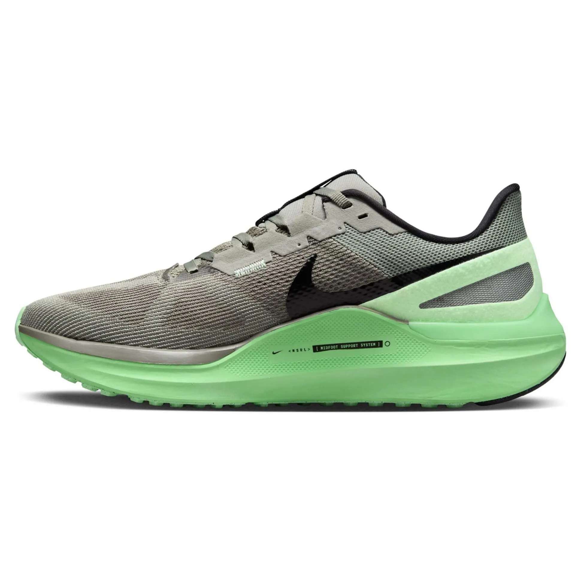 Fashion Structure 25 Stability Running Shoe Men - Olive, Neon Green Running Shoes