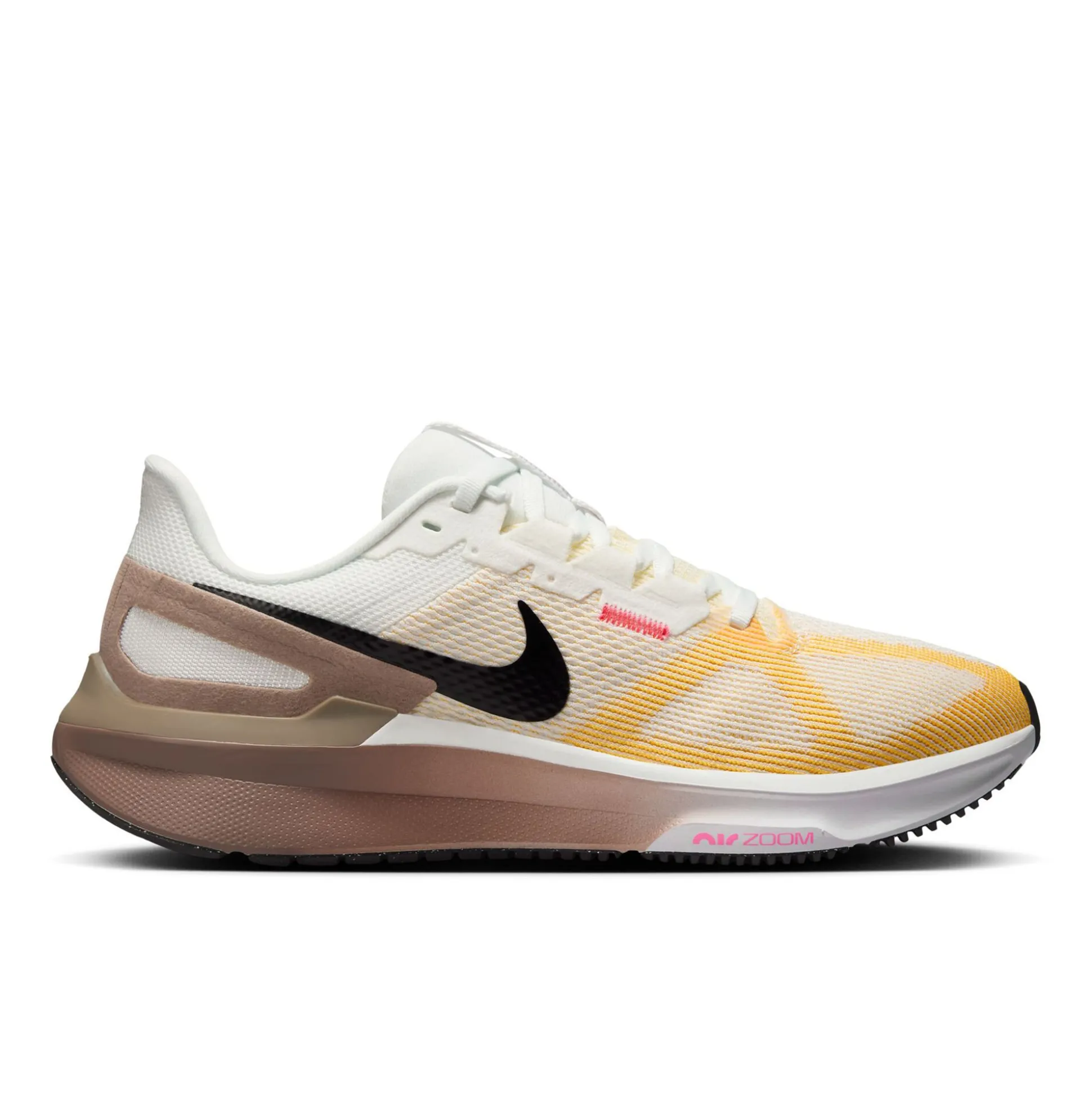 Online Structure 25 Stability Running Shoe Women - White, Brown Running Shoes