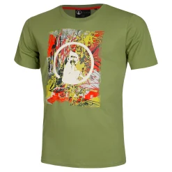 Sale Summerbreeze Graffity T-Shirt Men - Olive, Multicoloured Shirts