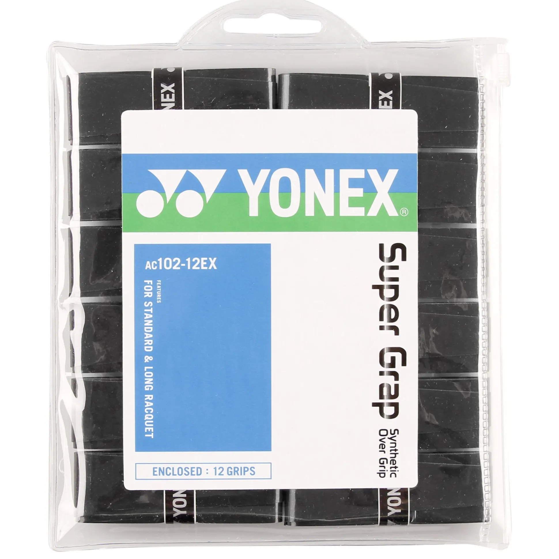 New Super Grap 12 Pack - Black Grips