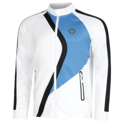 Best Swing Styles Printed Training Jacket Men - White, Blue Jackets