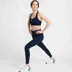 Sale Swoosh Padded Sports Bras Women - Dark Blue Sports Bras