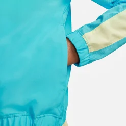New Swoosh Running Jacket Women - Blue, Yellow Running Clothing