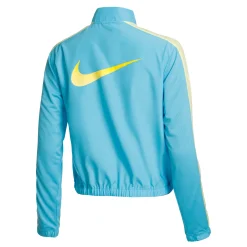 New Swoosh Running Jacket Women - Blue, Yellow Running Clothing