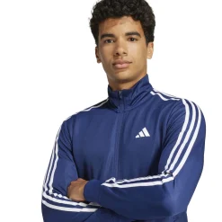 New Taining Essential 3 Stripes Training Jacket Men - Dark Blue Jackets