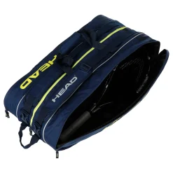 Best Sale Team Elite Racquetbag XL Racket Bag - Blue, Lime Racket Bags