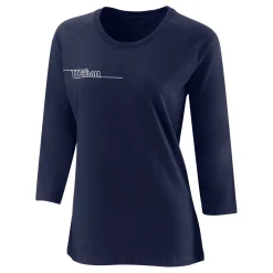 Cheap Team II 3/4 Tech Long Sleeve Women - Dark Blue Shirts
