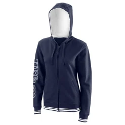 Best Team II Zip Hoodie Women - Dark Blue, White Jackets