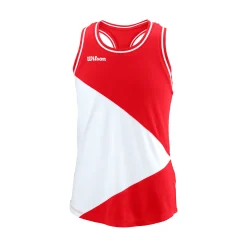 Shop Team Tank Top Girls - Red, White Tops