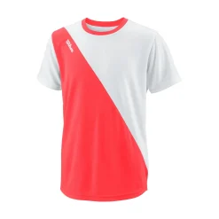 Discount Team T-Shirt Boys - Coral, White Shirts