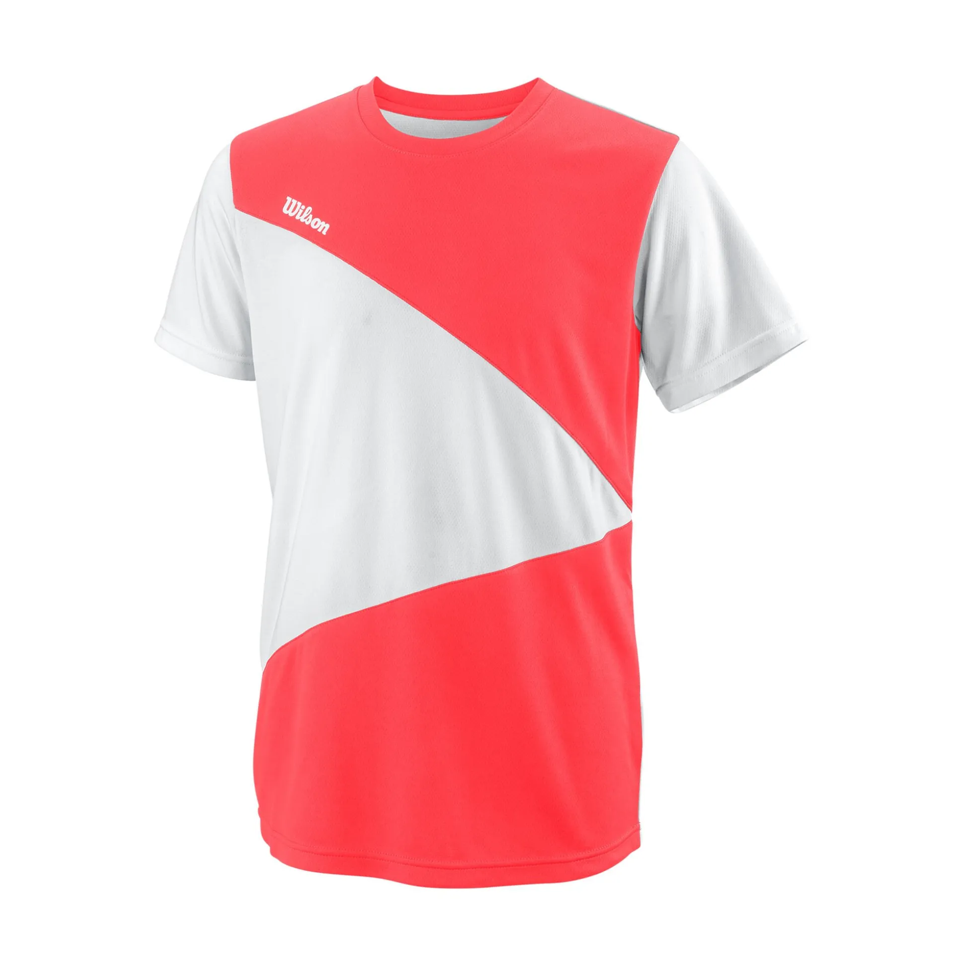 Shop Team T-Shirt Boys - Coral, White Shirts