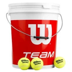 Online Team W Trainer 6 Dozen Bucket Special Edition Pressureless Balls|Practice Balls