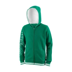 Shop Team Zip Hoodie Boys - Green, White Jackets