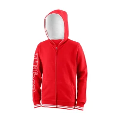 Shop Team Zip Hoodie Boys - Red, White Jackets