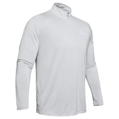 Fashion Tech 2.0 Half-Zip Long Sleeve Men - Lightgrey, Grey Shirts
