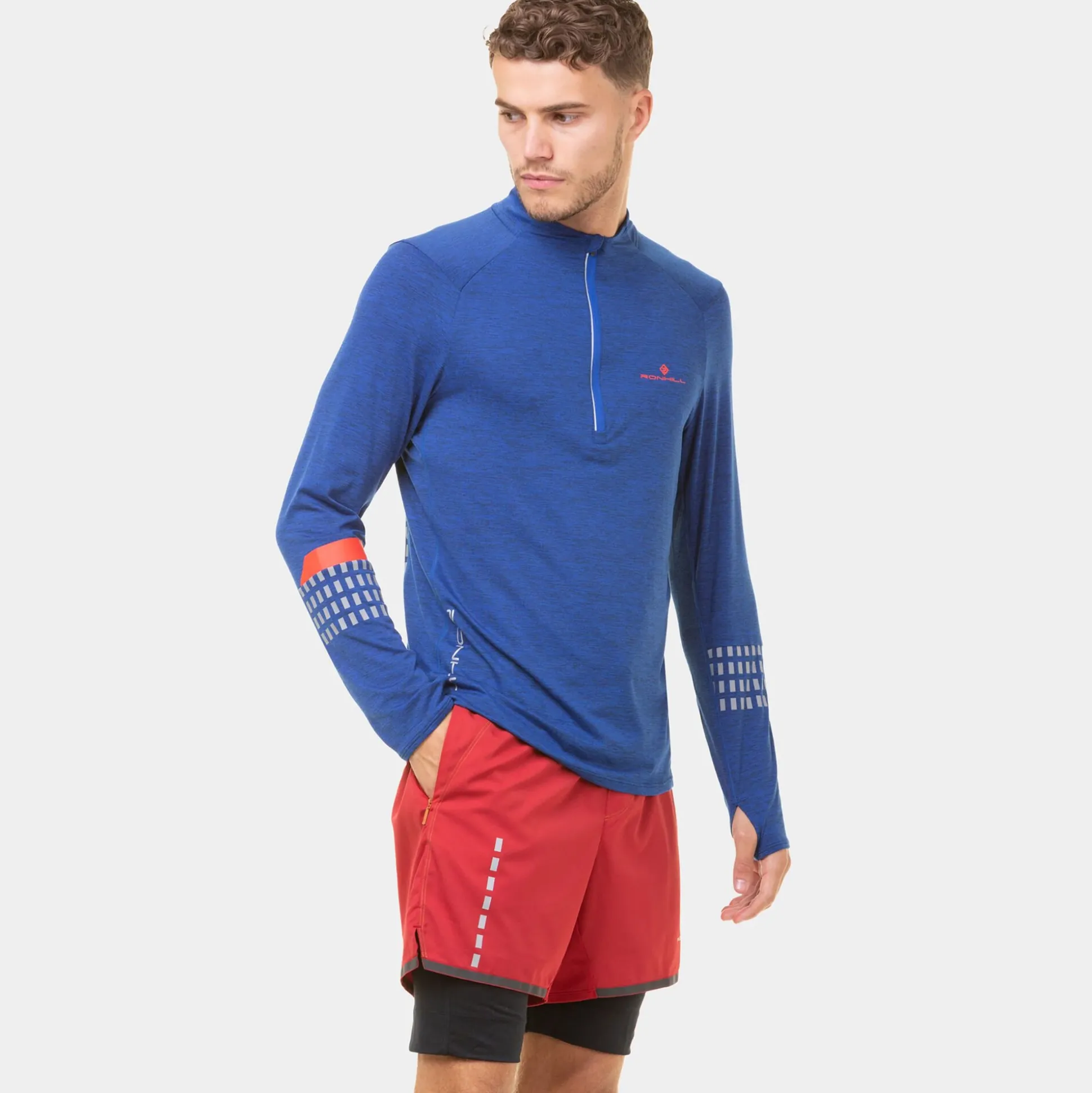 Cheap Tech Afterhours 1/2 Zip Running Shirt Men - Running Clothing