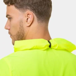 Online Tech Afterhours Running Jacket Men - Neon Yellow Running Clothing