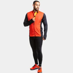 Cheap Tech Hyperchill Running Jacket Men - Orange, Black Running Clothing