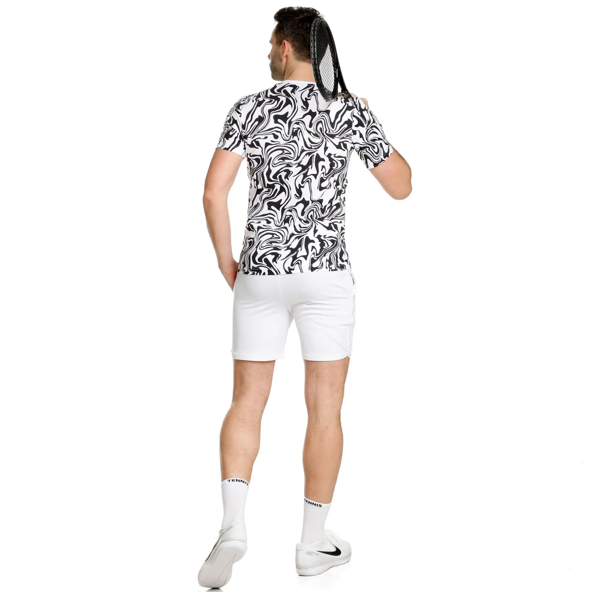 Hot Tech Shorts Men - White, Black Shorts
