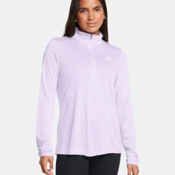 Flash Sale Tech Twist Warmup 1/2 Zip Long Sleeve Women - Shirts