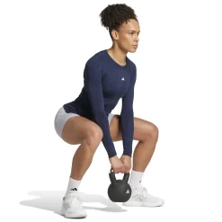 Cheap Tech-Fit Long Sleeve Women - Dark Blue Shirts