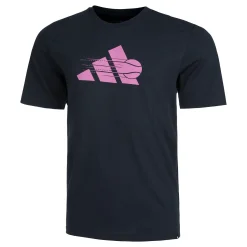 New Tennis 3 Stripes T-Shirt Men - Black, Violet Shirts