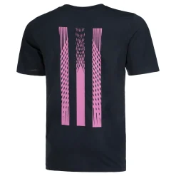 New Tennis 3 Stripes T-Shirt Men - Black, Violet Shirts