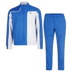 Outlet Tennis Overall Colourblock Tracksuit Men - Blue, White Tracksuits