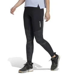 Store Terrex AGR Running Tights Women - Dark Grey Running Clothing
